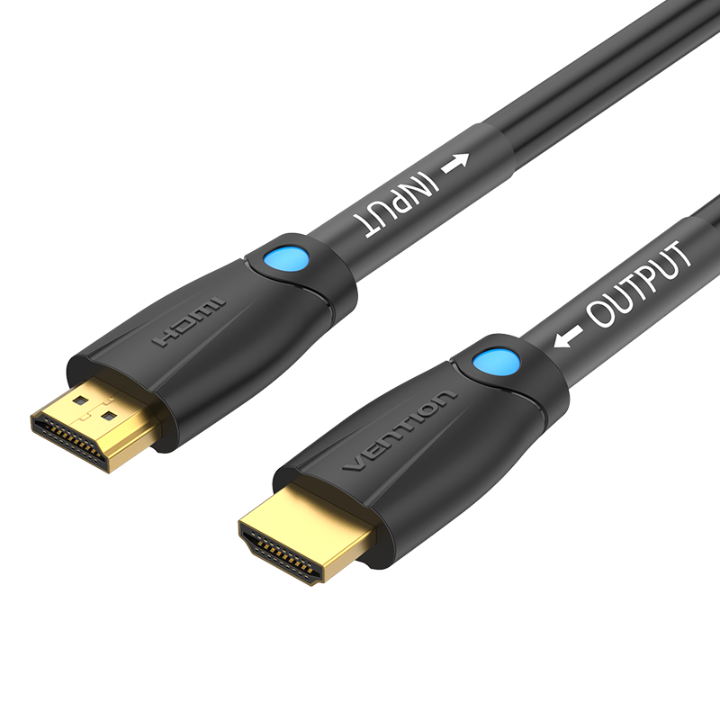 HDMI 1.4/apa -> HDMI 1.4/apa, fekete, PVC, jelerősítős, 4K@30Hz, 35m, aktív HDMI kábel